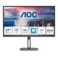 AOC Monitor V5 Q27V5N 68,6 cm (27"), 2560 x 1440 piksela, Quad HD, LED, crni